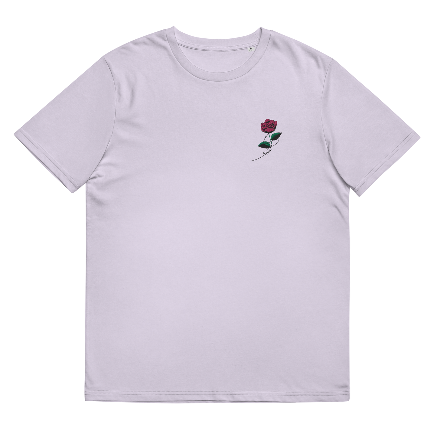 T-shirt brodé en couleur - "Fleur"