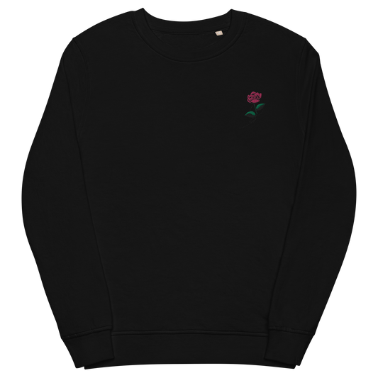 Sweat brodé en couleur - "Fleur"